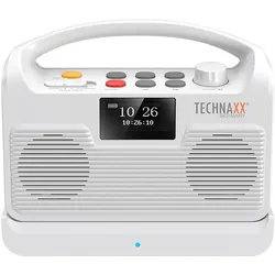 Technaxx Wireless TV- Speaker With Base Station (8 h), Bluetooth Lautsprecher, Weiss
