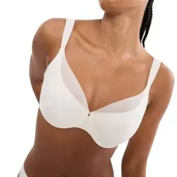 Triumph BH BMU Illusion Curve Minimizer Bra Offwhite F 70 Damen