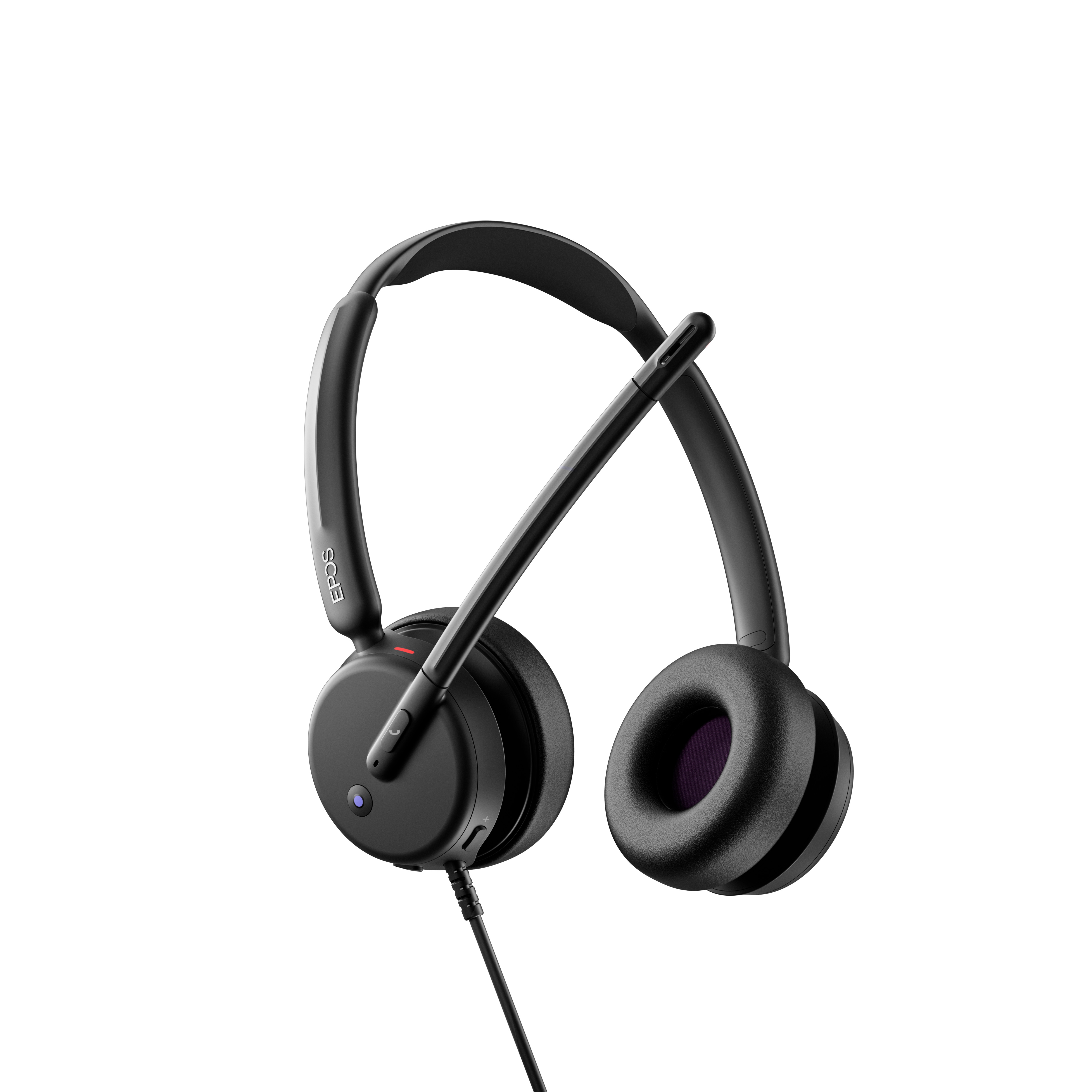 EPOS IMPACT 460T Stereo-Headset - MS-Teams-Version, USB-C/-A, EPOS ActiveGard®-Technologie, Einseitiges Busylight, Lift-to-Mute Funktion, Stummschalt-LED am Mikrofon 1001253