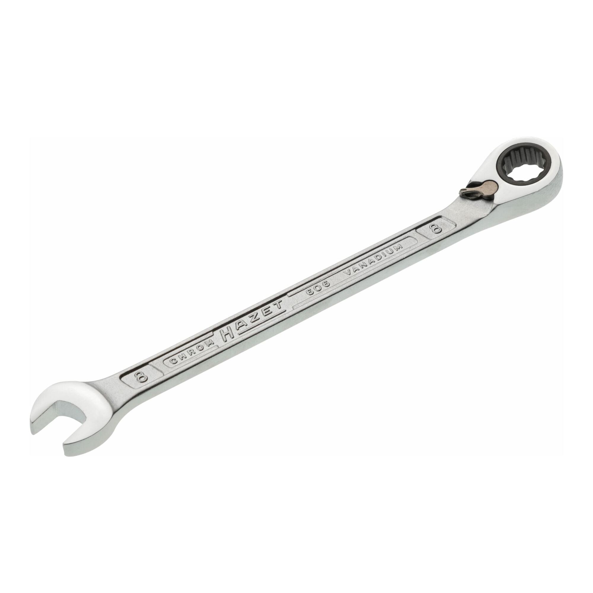 HAZET Knarren-Ring-Maulschlüssel 606-8 8 mm)