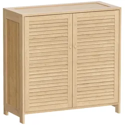 SCHUHSCHRANK Bambus Naturholz