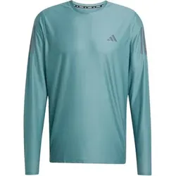 ADIDAS Herren T-Shirt Own The Run, Größe L in Grün Grün