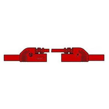 Auction BERÜHRUNGSSICHERE UMSPRITZTE MESSLEITUNG 4mm 25cm / ROT (MLB-SH/WS 25/1) (HM0411S25A)