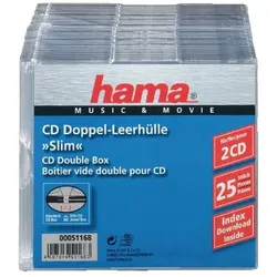 Hama CD-/DVD-Hüllen 25 Stück