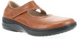 Women's Golda Mary Jane Flat by Propet in Teak (Size 6.5 XXW)