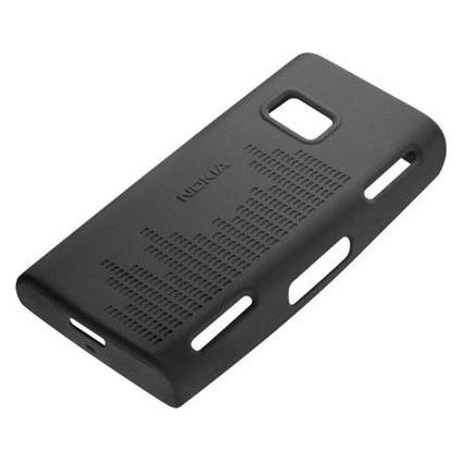 Nokia Silikon-Schutzhülle CC-1001 für das X6 - Schwarz (Nokia E6-00, Nokia X6) (02719Q7)