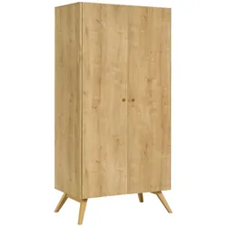 KLEIDERSCHRANK 2 Türen Holz