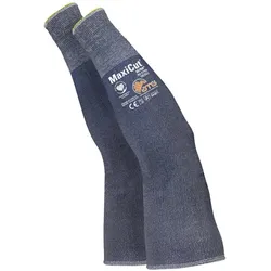 2x ATG, Schutzhandschuhe, MaxiCut Ultra Schnittschutz-Armstulpen schnittfester Armschutz 12 Paar (10)