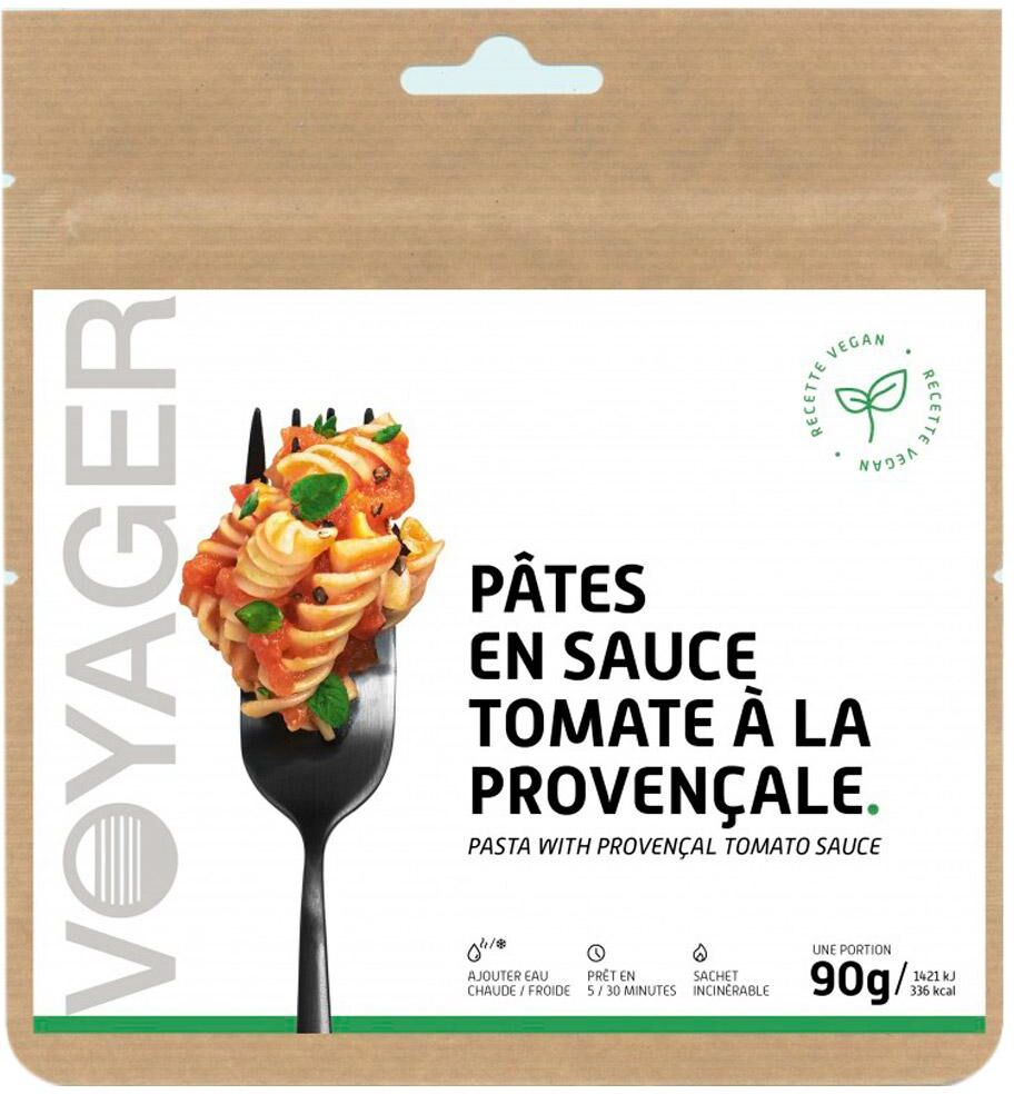 Voyager  - Pâtes En Sauce Tomate à La Provençale 90 g. - Repas Lyophilisé