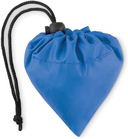 Sac de courses publicitaire pliable en RPET FOLDPET Bleu Royal