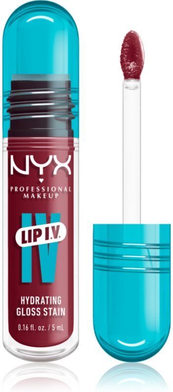 NYX Professional Makeup Lip IV Langtidsvarende læbeglans med fugtgivende virkning Skygge 07 - BUBBLEGUM BURST 5 ml