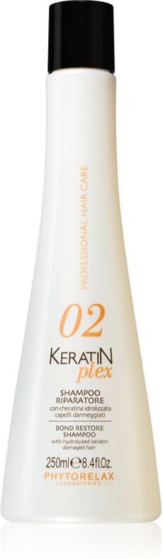 Phytorelax Laboratories Keratin Plex shampoing rénovateur pour cheveux abîmés à la kératine 250 ml
