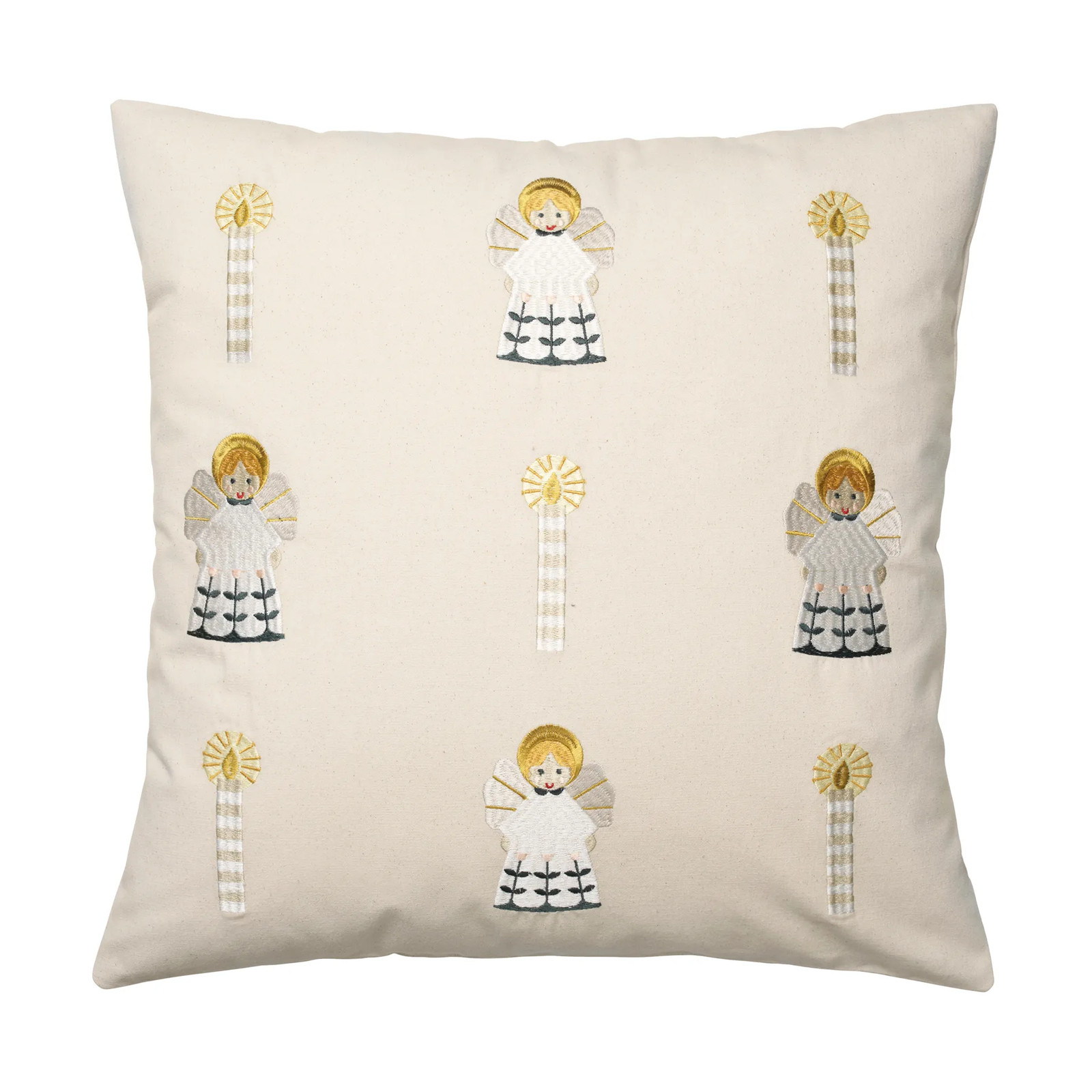 Broste Copenhagen Fairy Tale kussenhoes Golden 50 x 50 cm