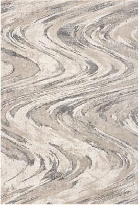 Domani Portland Casual Natural Wave Area Rug