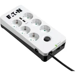 Eaton PB6TUD Spannungsschutz Schwarz, Weiß 6 AC-Ausgänge 220 - 250 V 1,5 m