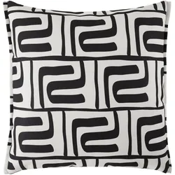 Zierkissen Ottawa Schwarz/Beige ca. 60x60cm