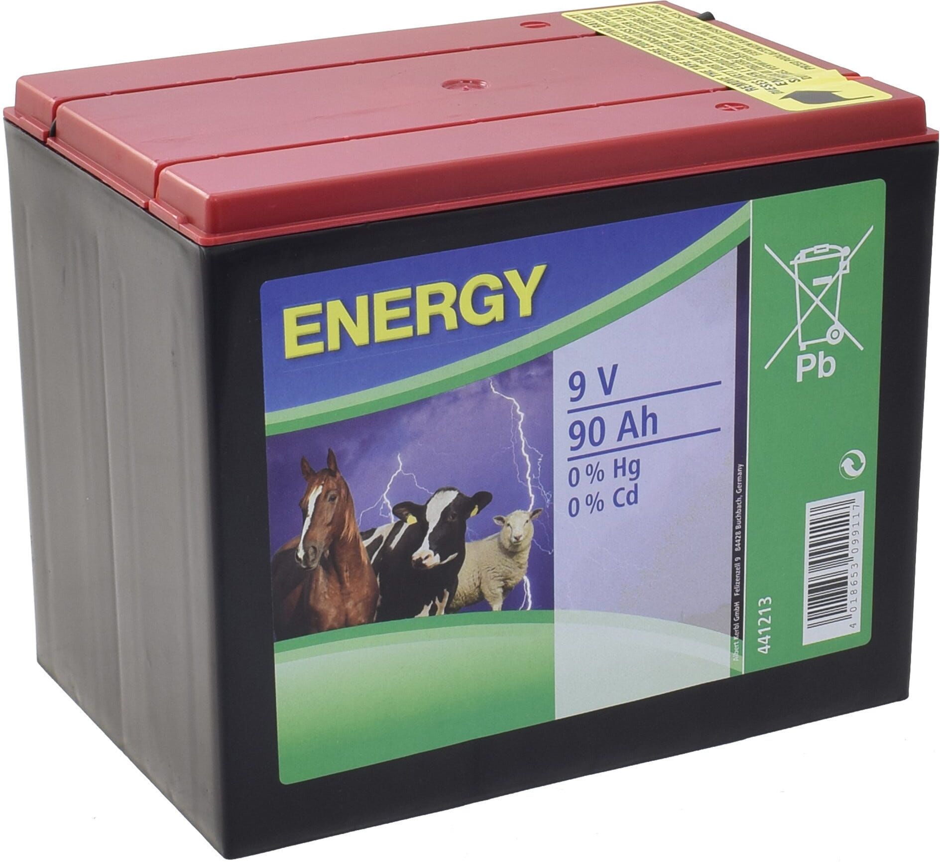 Tecnomat BATTERIA A SECCO ZINCO - ARIA 9 V 90 Ah PER RECINTO ELETTRIFICATO 9 V