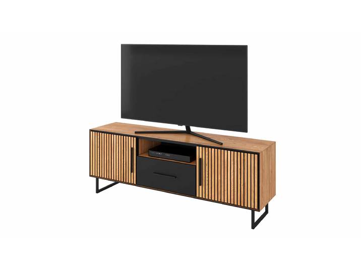 TV - Lowboard Eiche massiv geölt 185 cm - BELLA