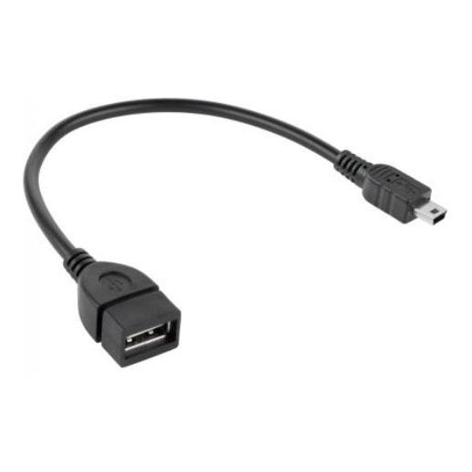 Gembird Kabel USB USB-A - miniUSB 0.2 m Czarny (KPO2909) (0.20 m, USB 2.0) (59416149)