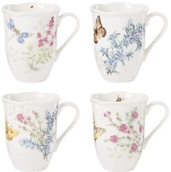 Lenox Butterfly Meadow Herbs Dinnerware Set, Service for 4