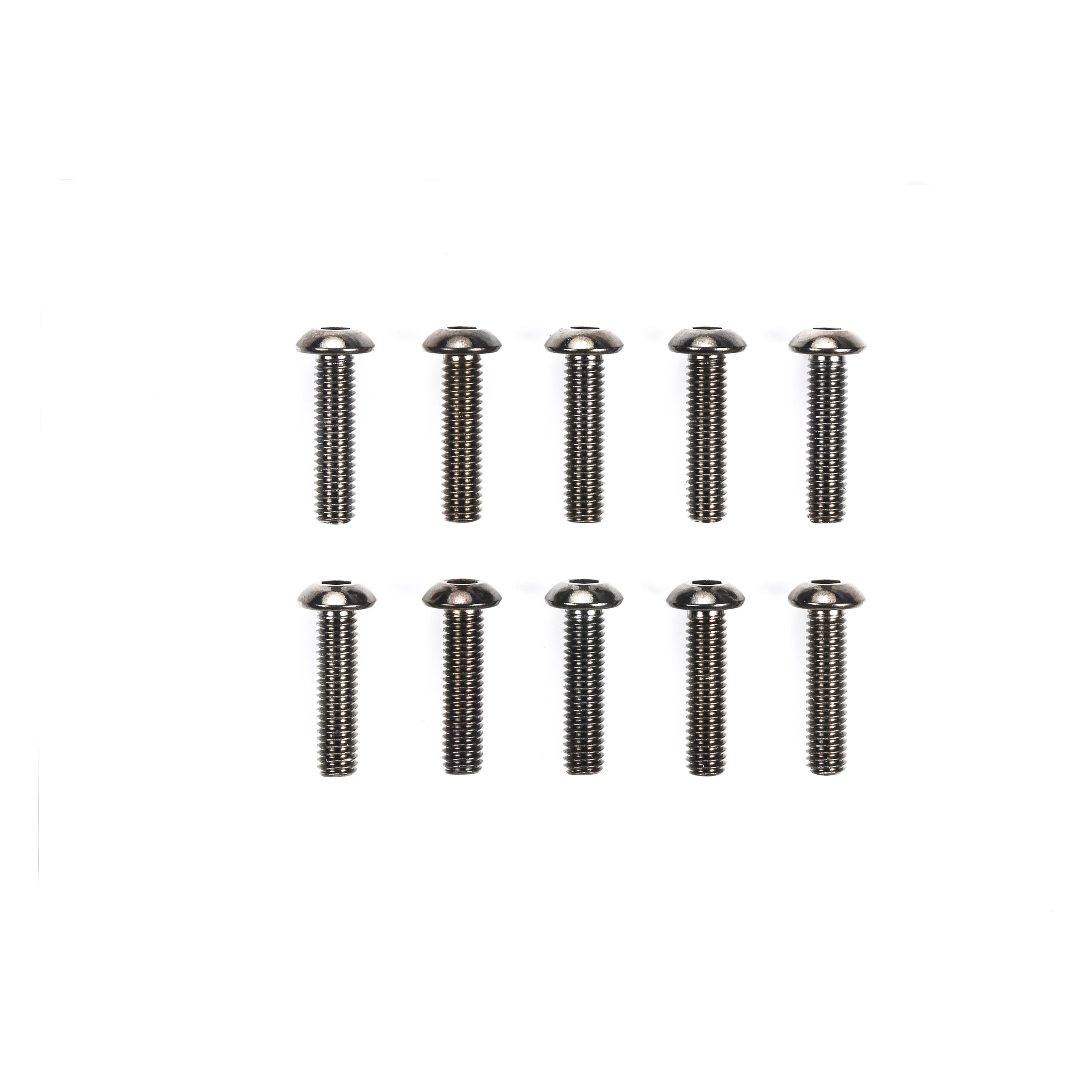 Tamiya 3x12mm Steel Hex Head Screws (10) (TAM 51630)