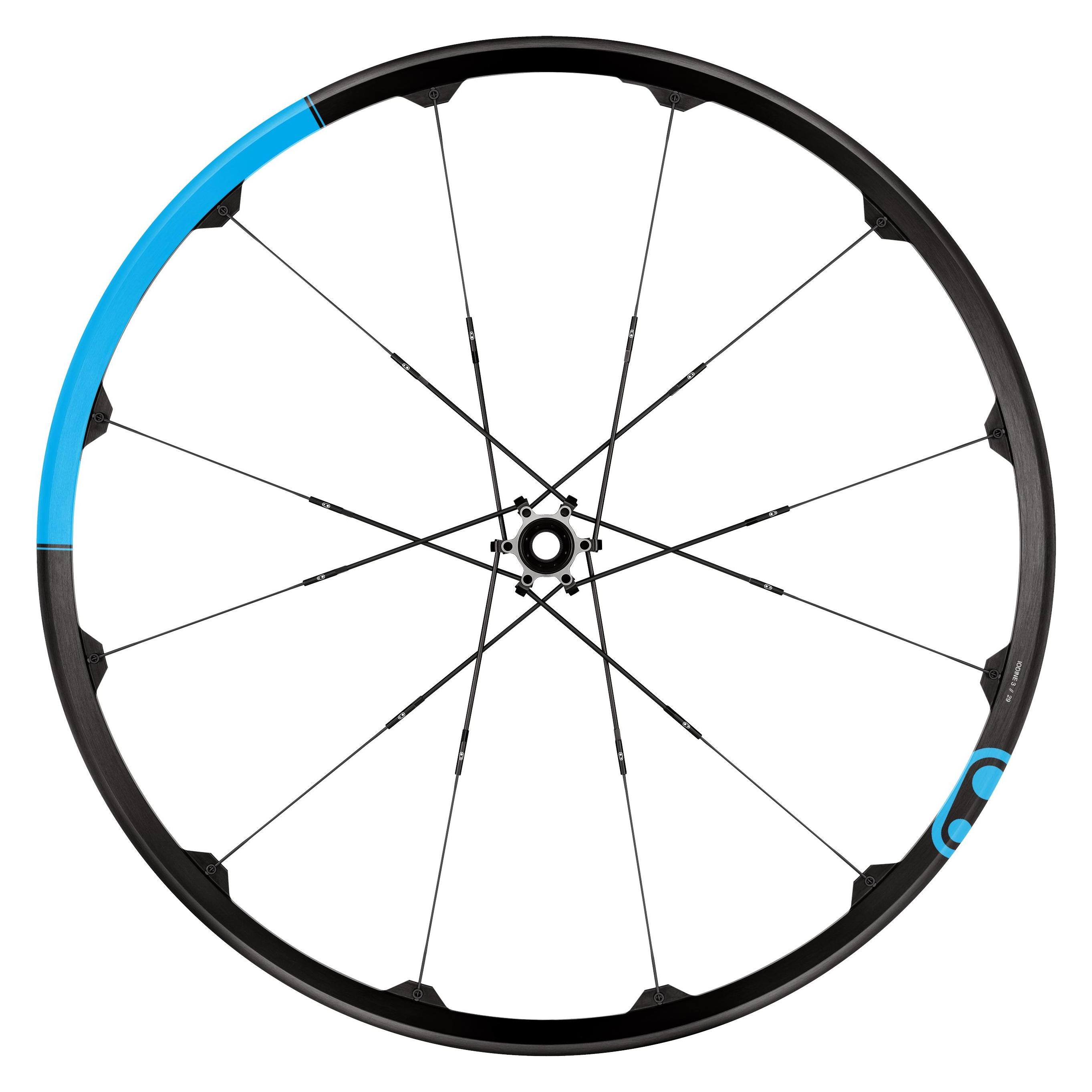 Crankbrothers Wheel Rim Felge, 27.5", Iodine, Level 3, 28mm, black/blue (27.50") (40080249)