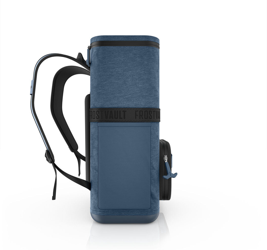 Ninja Outdoor FrostVault Go 17 litre 24-Can Backpack Soft Cooler with Cold Dry Zone Navy 51.5cm H x 34.5cm W x 20.5cm D