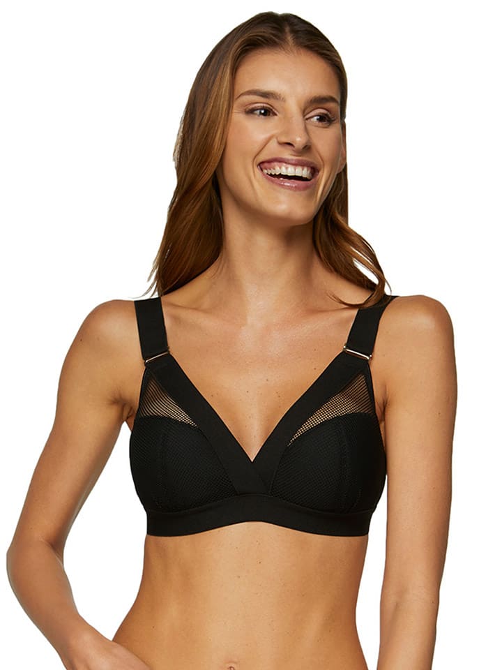 Kinga Bügelloser BH in Schwarz - 85C