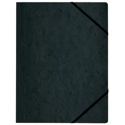 herlitz Eckspanner Karton A4 schwarz