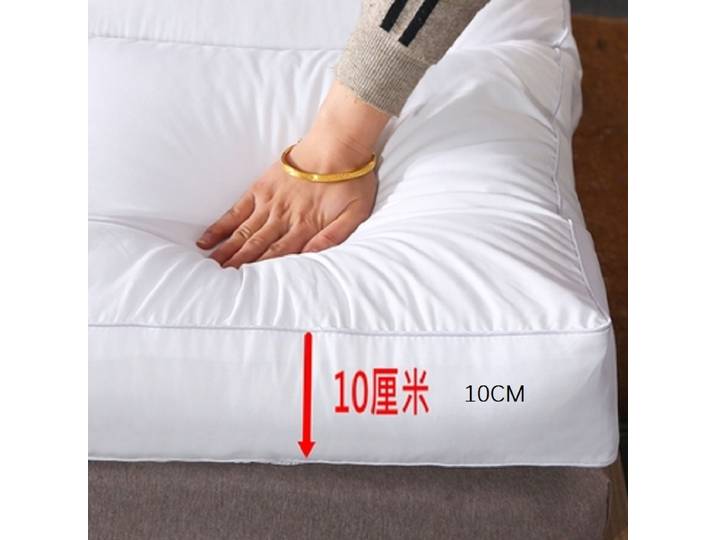 Matelas de sol Tatami épais et confortable de 10cm/lit futon confortable à la mode pour la sieste d'hôtel cinq étoiles épaissi à usage unique pour dormir