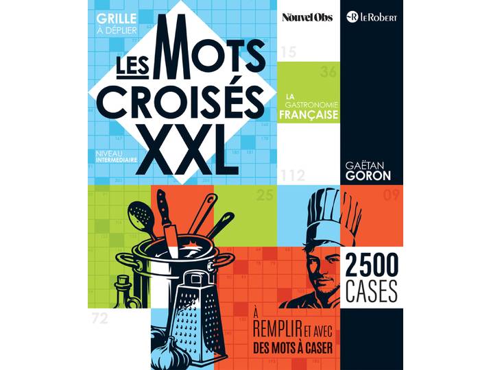 Les mots croisés XXL - La gastronomie française (Carte)