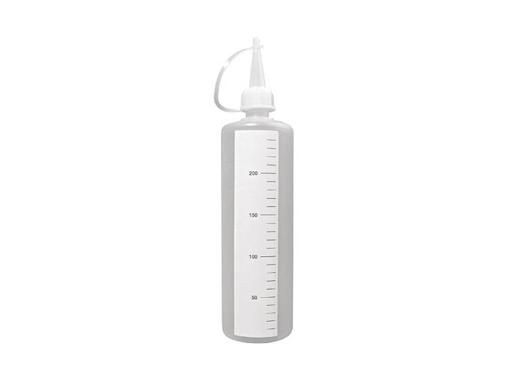 Rayher Mischflasche mit Verschlusstülle und Skalierung 250 ml