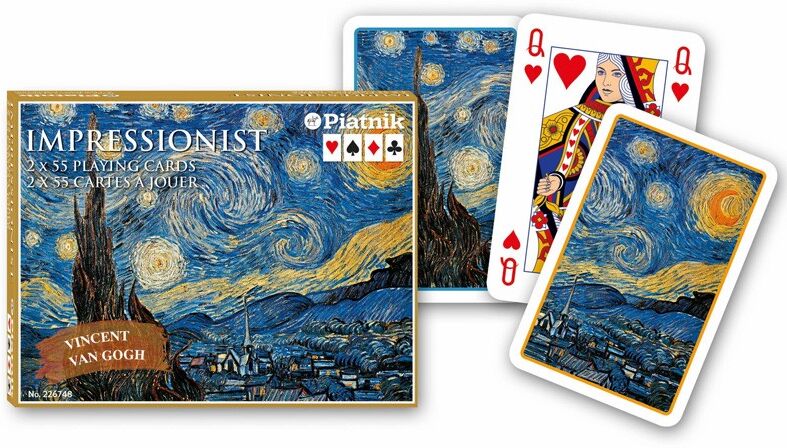 Piatnik 2 Jeux de 55 cartes Van Gogh