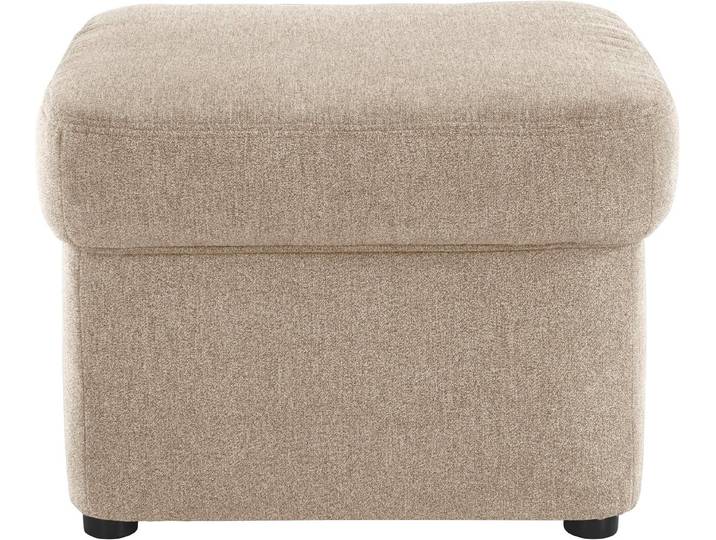 DOMO collection Polsterhocker SARAFINA 61x61 cm, hochwertig und komfortabel