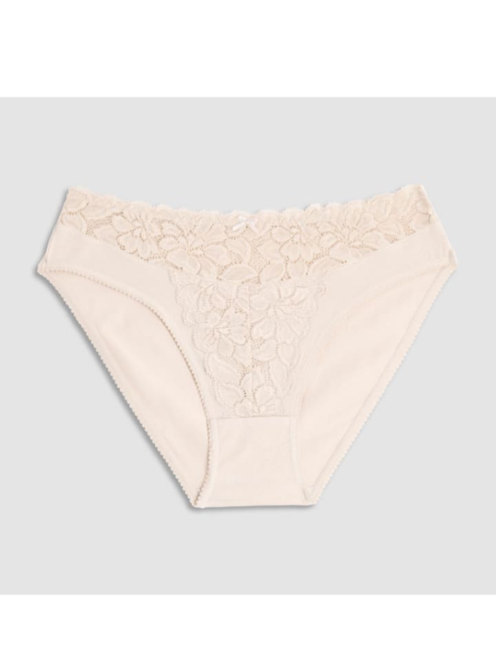 COTONELLA Slips in Creme - XL