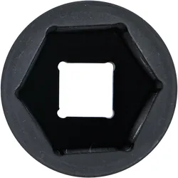 BGS, Steckschlüssel + Stecknuss, Kraft-Steckschlüssel-Einsatz Sechskant, tief Antrieb Innenvierkant 25 mm (1") SW 55 mm (55 mm)