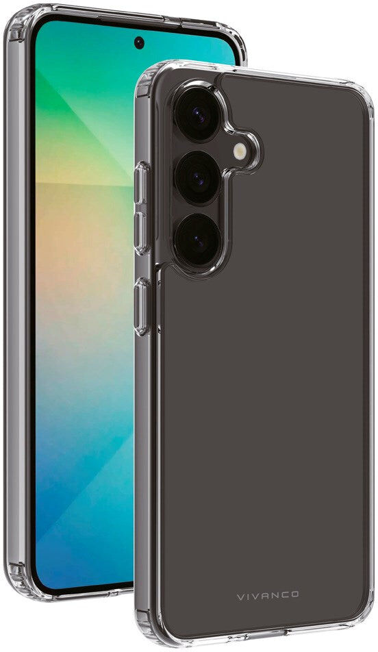 Vivanco Crystal Clear Bagsidecover til Samsung Galaxy S25 - Gennemsigtigt