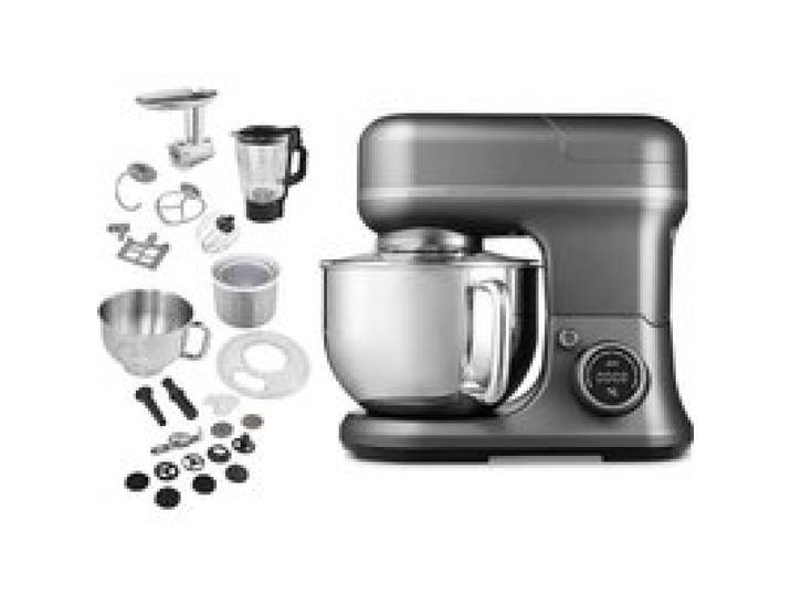 MEDION LIFE MD18440 Robot cuisine 4-en-1 1 200 W 8 vitesses écran tactile bol inox