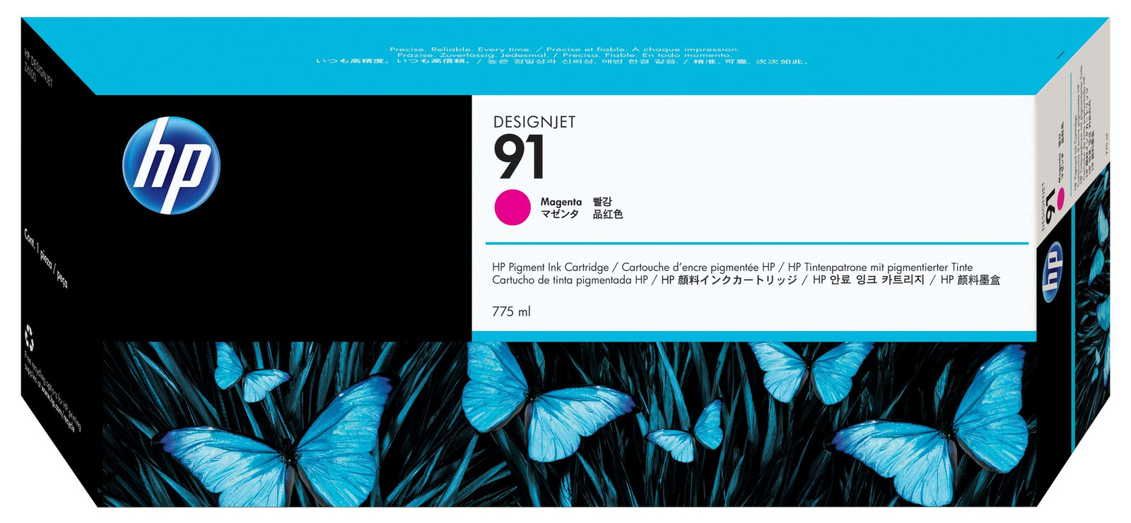HP 91 inktpatroon - Magenta - Inktjetprinter