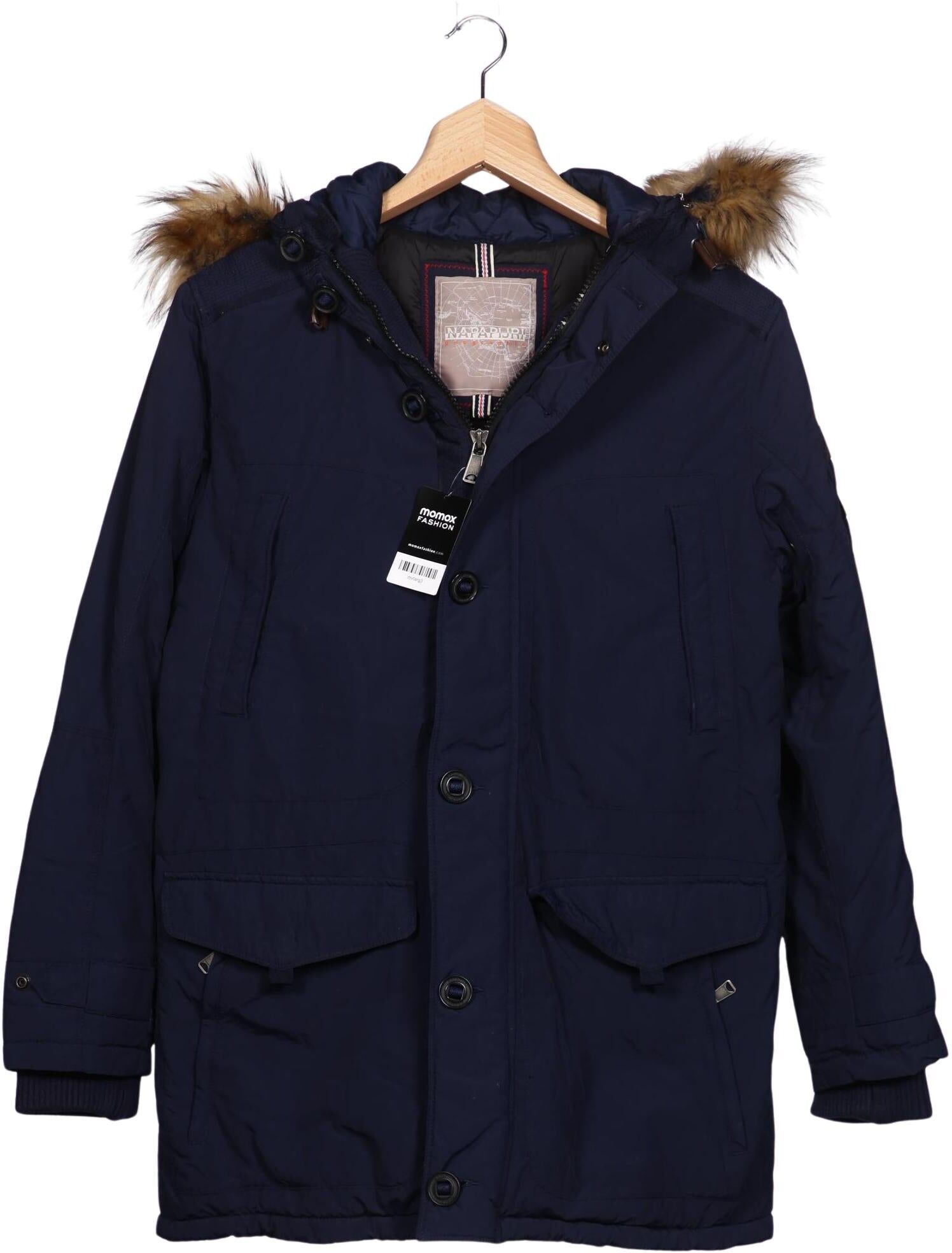 Napapijri Herren Jacke, Marineblau, Gr. XL, Synthetik - Second Hand