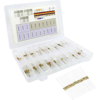 TRU COMPONENTS 418706 Kohleschicht-Widerstand Sortiment axial bedrahtet 5% 390 Teile