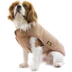 Fashion Dog Fleece-Hundemantel - Camel/Beige - 47 cm