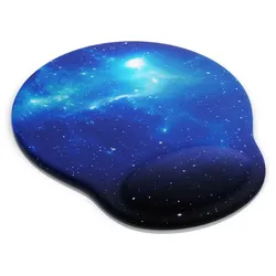 CSL Mauspad, Ergonomisches Schaumstoff Office Mousepad, Entlastung des Handgelenks, Space