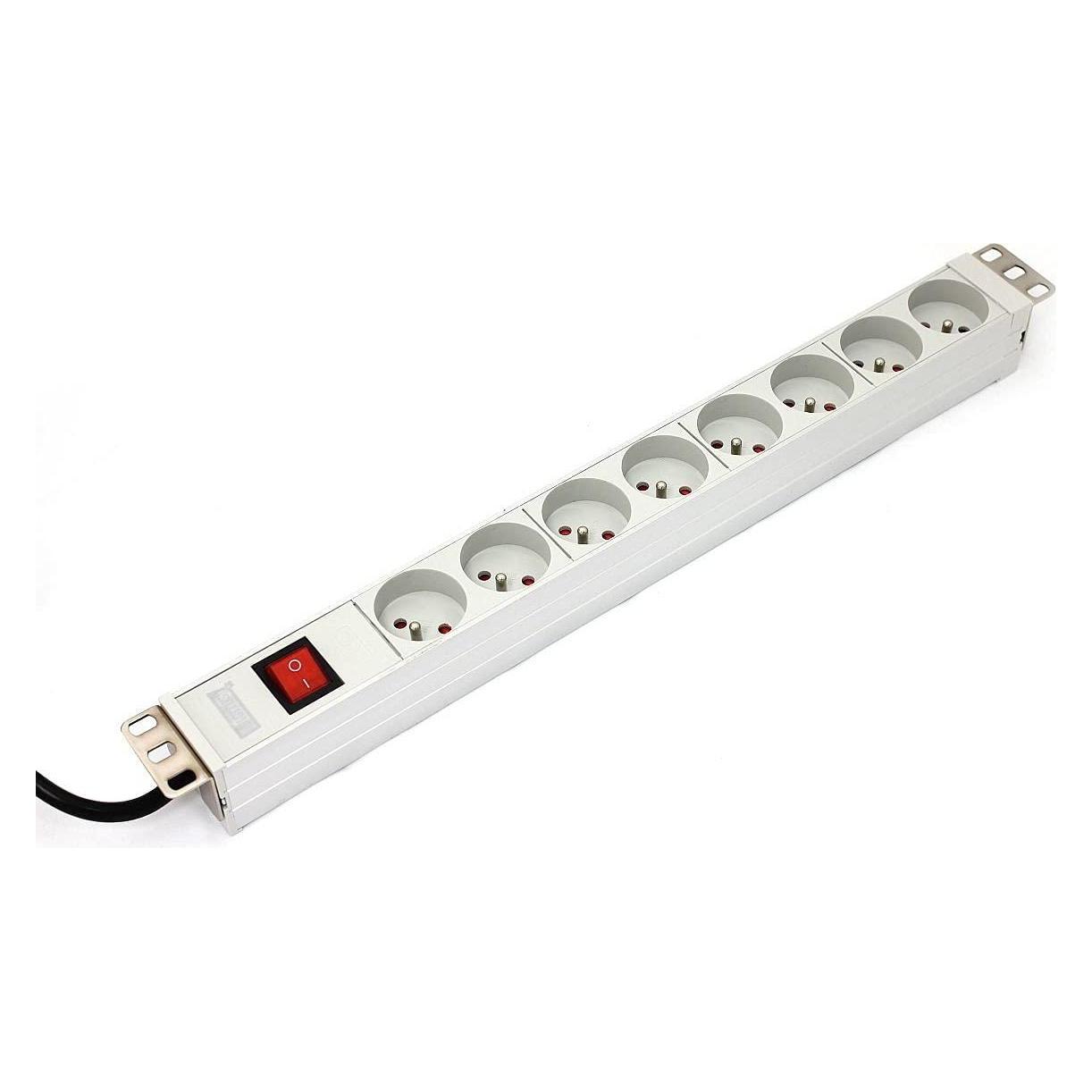 Digitus Professional A-19-STRIP-2-IMP (8x, CEE 7/4, 1.80 m) (A-19-STRIP-2 IMP)