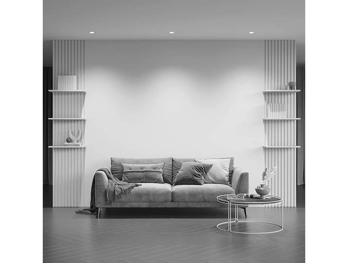 Spot encastrable Share - Type D Ø 9cm Blanc Aluminium GU10