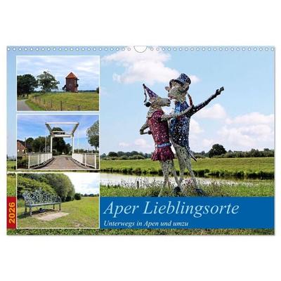 Aper Lieblingsorte (Wandkalender 2026 DIN A3 quer), CALVENDO Monatskalender