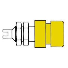 Hirschmann ISOLIERTE 4mm-BUCHSE / GELB (BIL 20) (HM2431)