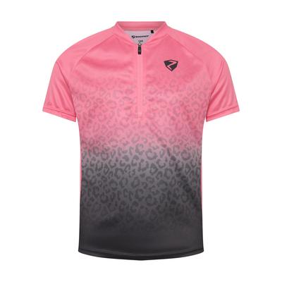 Radtrikot ZIENER "NESTEL-Z", Kinder, Gr. 176, pink (schwarz.strawberry sorbet), Obermaterial: 100% Polyester, Trikots