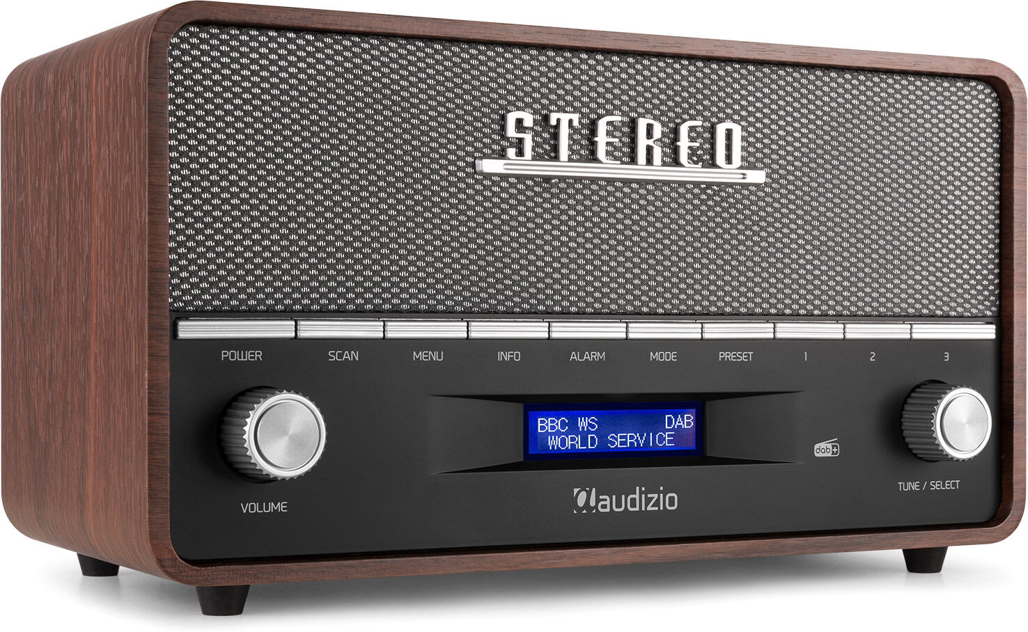 Audizio Corno Retro Dab+ Radio Grau -B-Stock-