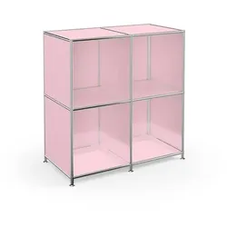 Aktenregal System 4 Metall Rosa